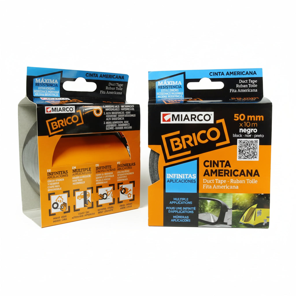 Cinta Americana Gris 50 mm x 10 m