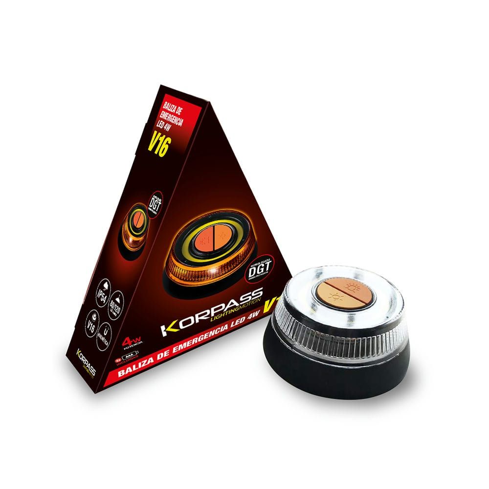 Baliza de Emergencia V16 Homologada KORPASS 4W