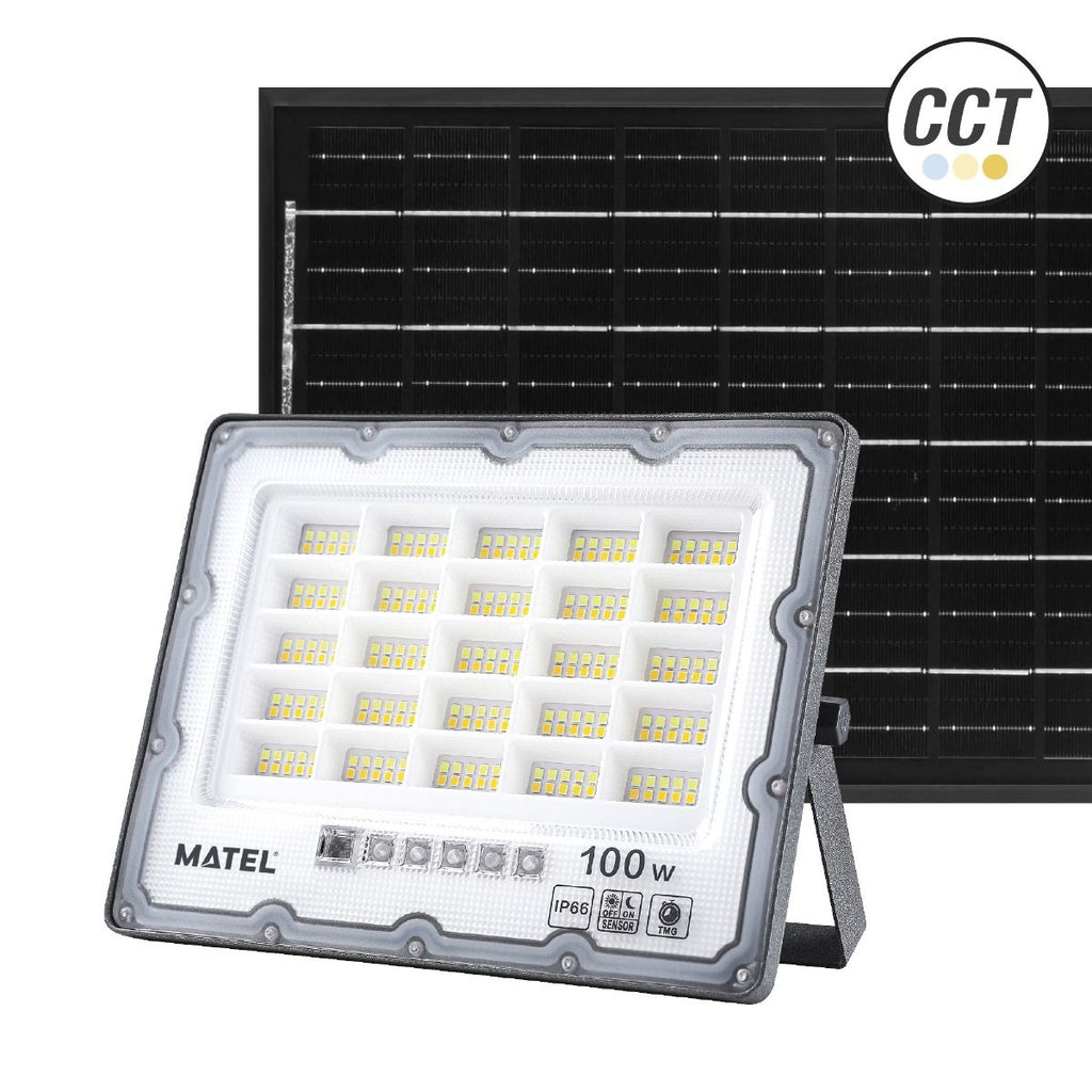 Proyector LED Solar 100W CCT IP65