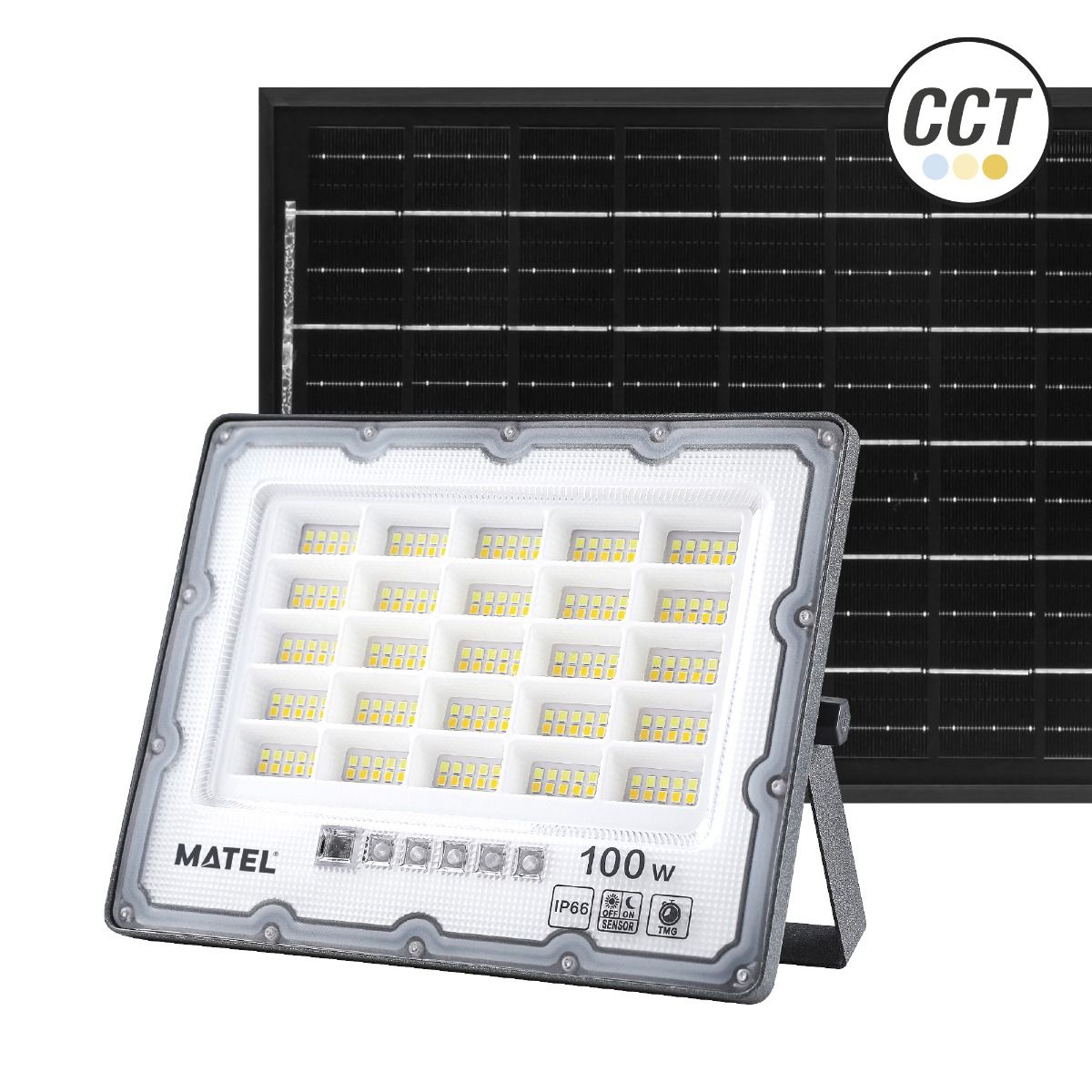 Proyector LED Solar 100W CCT IP65