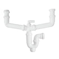 Sifón Desagüe Fregadero Doble 1 1/2"