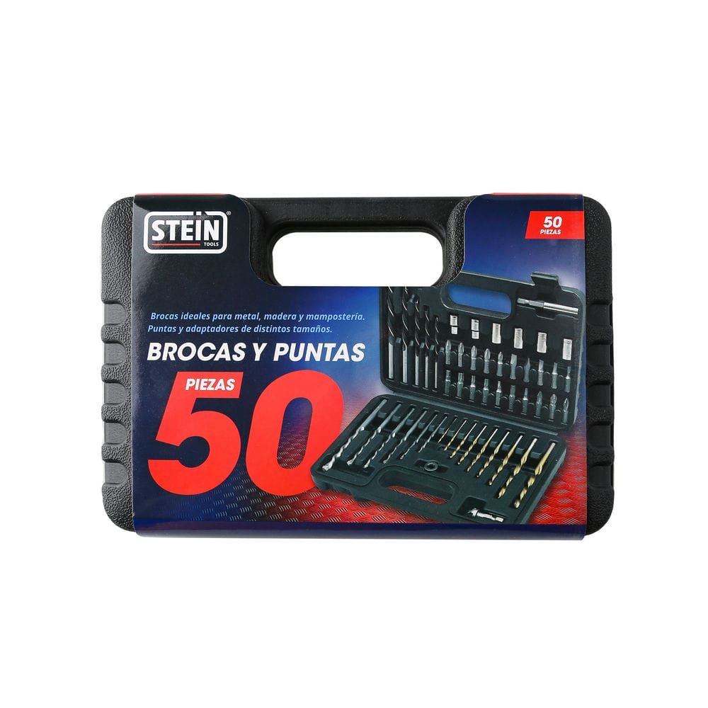 Juego de Brocas y Puntas STEIN 50 Piezas