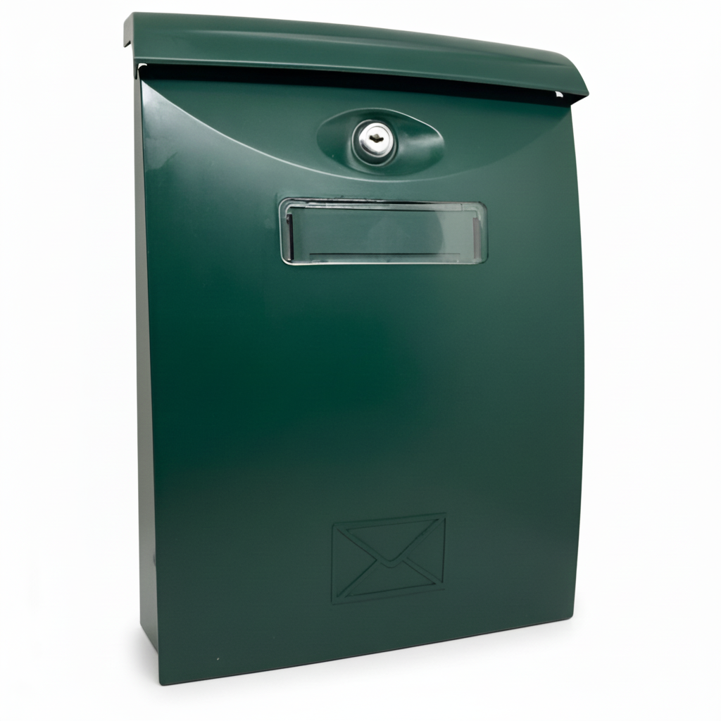 Buzón Exterior PVC Verde Tamaño DIN A4