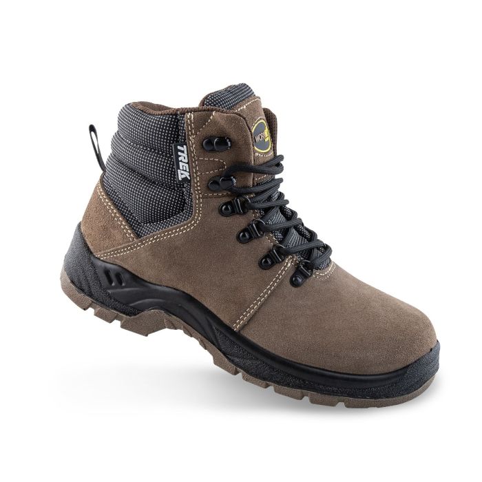 Bota Agrícola TREK Workfit OB, calzado de trabajo resistente y antideslizante, color marrón