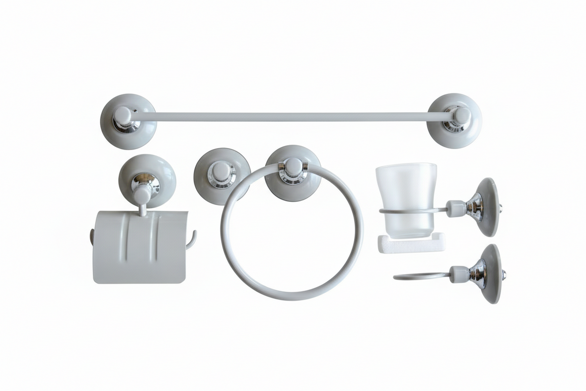 Conjunto Accesorios Baño 6 Piezas Latón