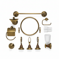 Conjunto Accesorios Baño Bronce Envejecido 6 Piezas