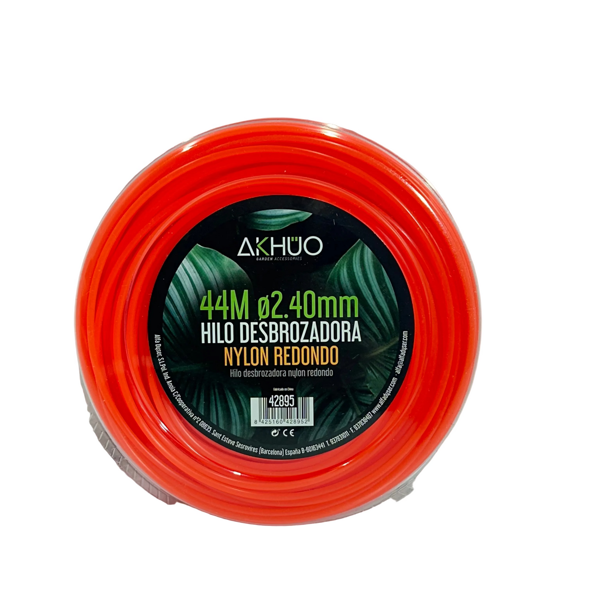 Hilo de Nylon para Desbrozadora 2,4mm x 44m