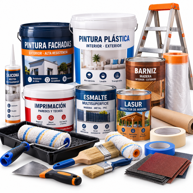 Pintar y proteger: Óxido, esmaltes, rodillos. Comprar pintura y decoración online en Romero Nevado