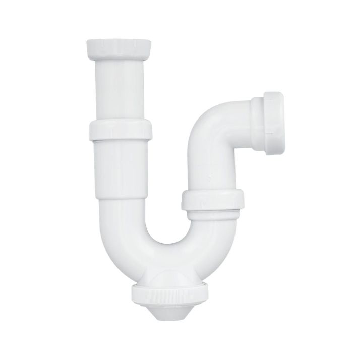 Sifón Desagüe Curvo Extensible 1 1/2"