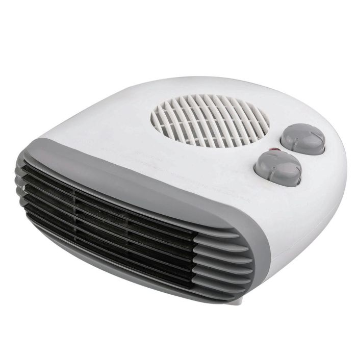 Calefactor Eléctrico Horizontal 1000W–2000W Blanco