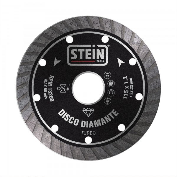 Disco de Diamante Turbo Ø115 mm
