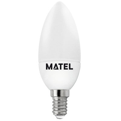 Bombilla LED Vela E14 C37 8W Luz Fría