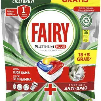 Fairy Platinum Plus 36 Pastillas Lavavajillas
