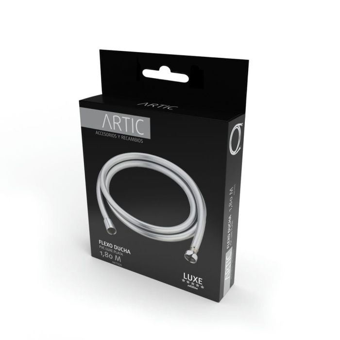 Flexo de Ducha PVC Plata 1,8 m