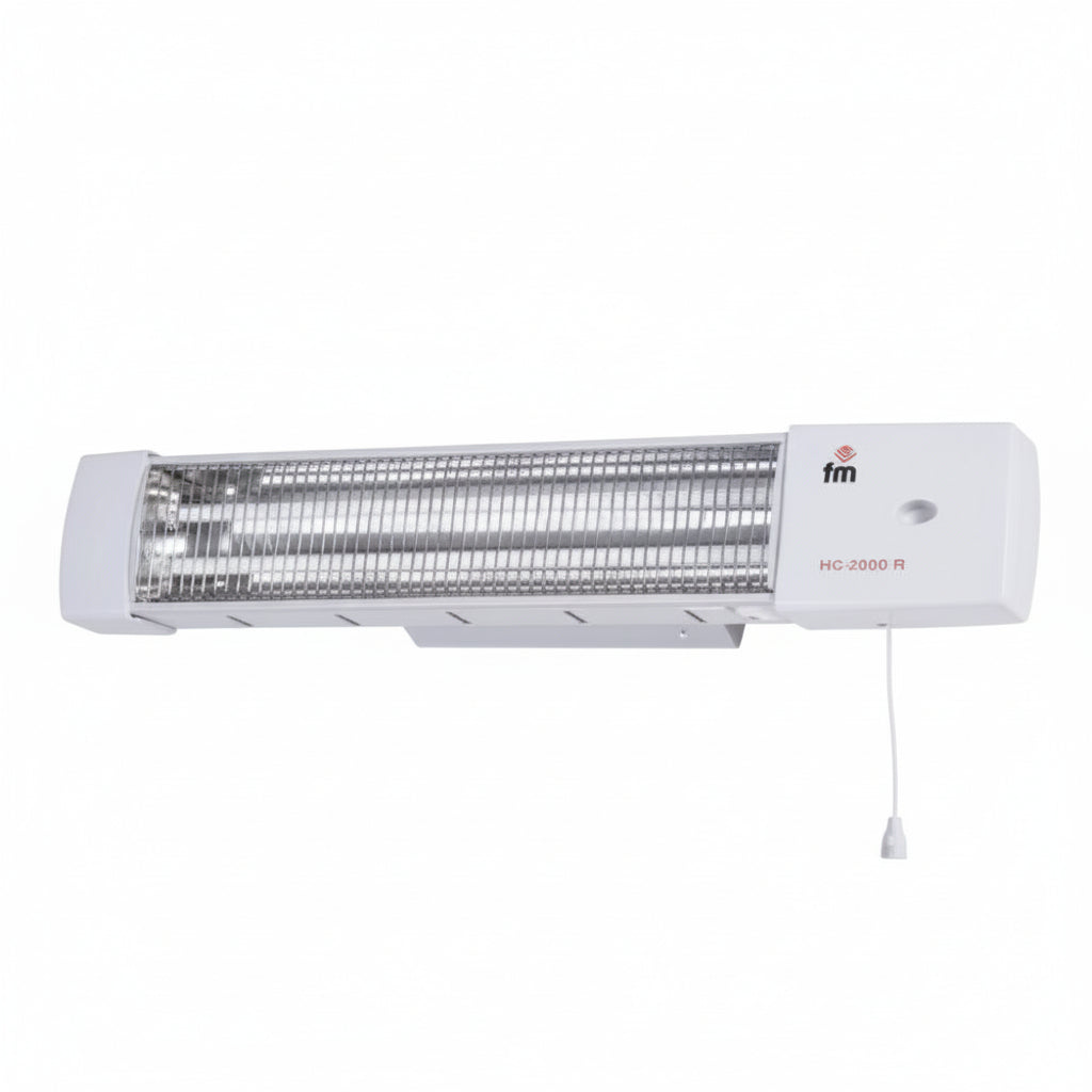 Radiador de Cuarzo Baño Mural 1200W FM 1502-C