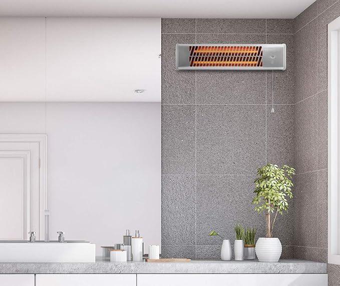 Radiador Cuarzo Baño Mural Orbegozo BB 5000 1200W