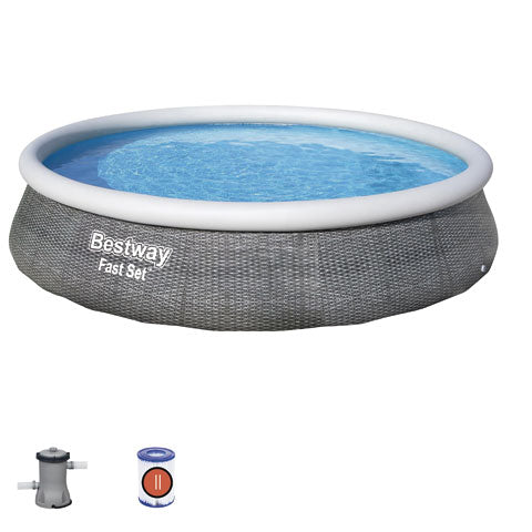 Piscina Bestway Power Steel 457x84cm + Bomba Filtrante