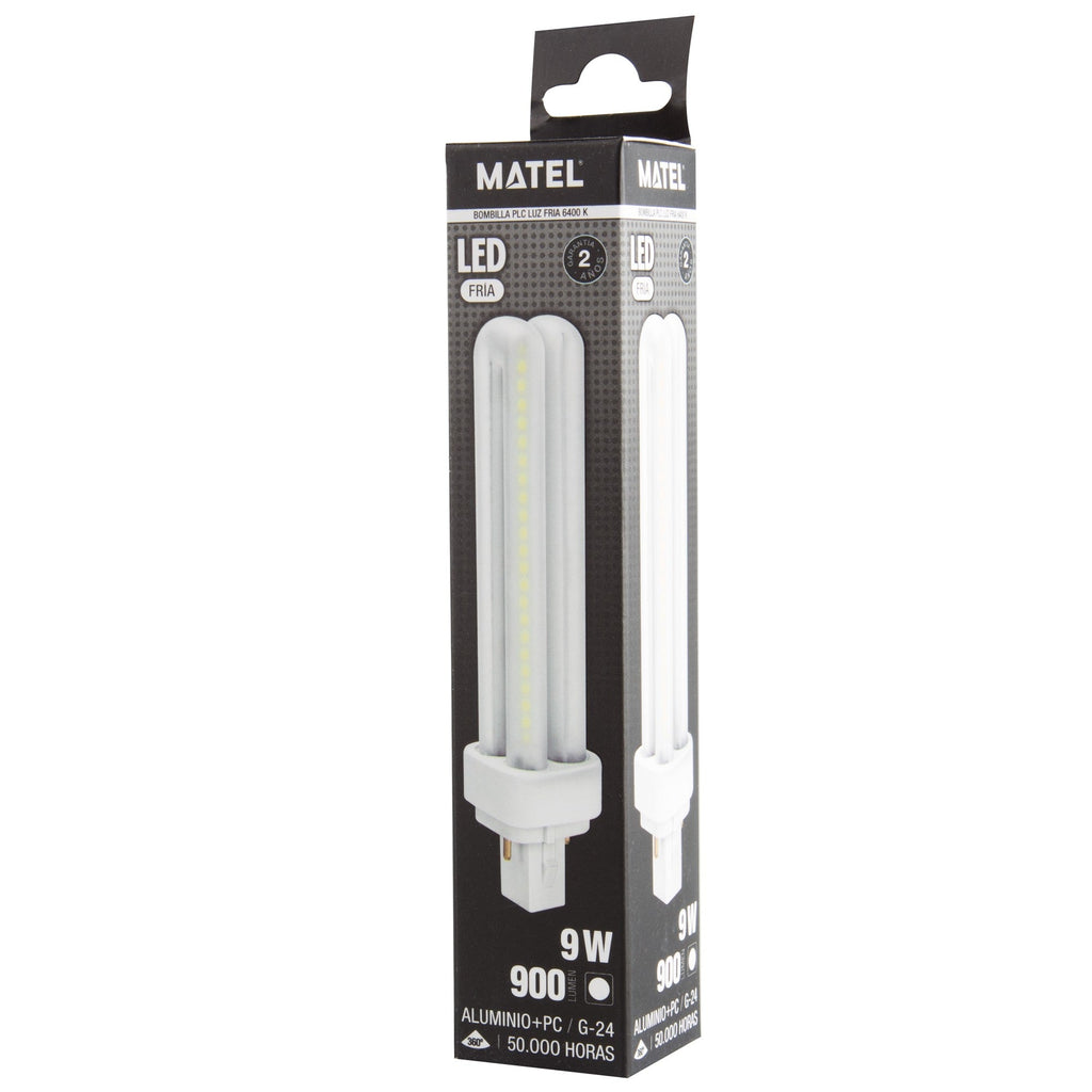 Bombilla LED PLC G24 9W Luz Fría
