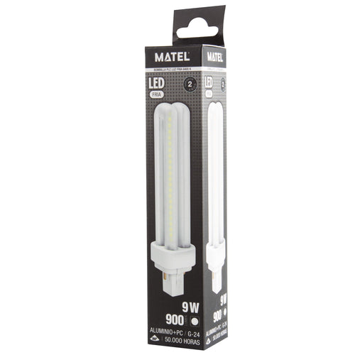Bombilla LED PLC G24 9W Luz Fría