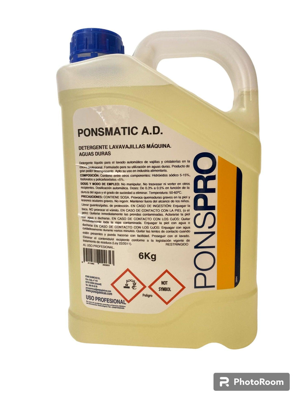 Detergente Lavavajillas Máquina Profesional 6 kg